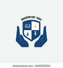 3325 educational logo school college university learning institute book academy organization