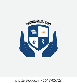 3327 educational logo school college university learning institute book academy organization
