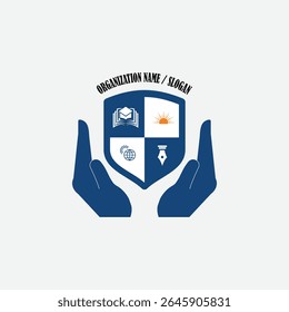 3328 educational logo school college university learning institute book academy organization