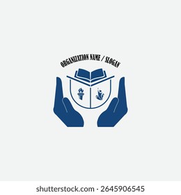 3332 educational logo school college university learning institute book academy organization