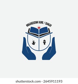 3345 educational logo school college university learning institute book academy organization