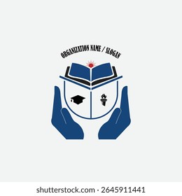 3349 educational logo school college university learning institute book academy organization