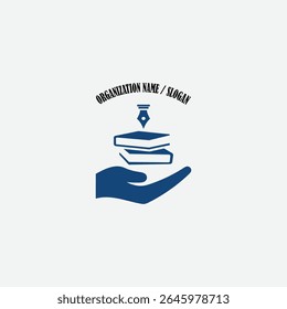 3362 educational logo school college university learning institute book academy organization