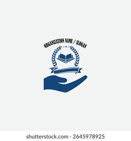 3364 educational logo school college university learning institute book academy organization