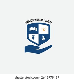 3372 educational logo school college university learning institute book academy organization