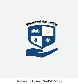 3373 educational logo school college university learning institute book academy organization