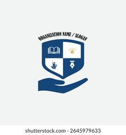 3375 educational logo school college university learning institute book academy organization