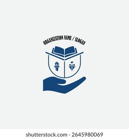 3381 educational logo school college university learning institute book academy organization