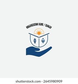 3388 educational logo school college university learning institute book academy organization