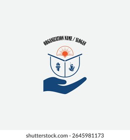 3389 educational logo school college university learning institute book academy organization
