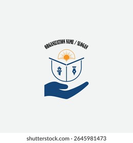 3390 educational logo school college university learning institute book academy organization
