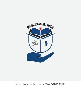3392 educational logo school college university learning institute book academy organization