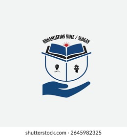 3397 educational logo school college university learning institute book academy organization