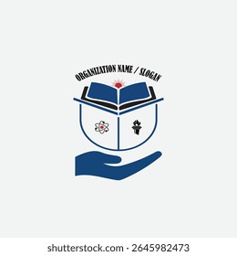 3400 educational logo school college university learning institute book academy organization