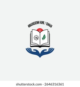 3403 educational logo school college university learning institute book academy organization