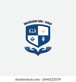 3424 educational logo school college university learning institute book academy organization