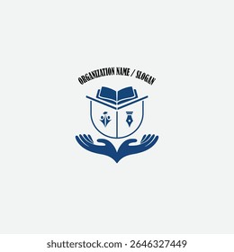 3430 educational logo school college university learning institute book academy organization