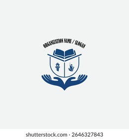 3432 educational logo school college university learning institute book academy organization