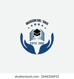 3469 educational logo school college university learning institute book academy organization