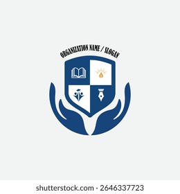 3474 educational logo school college university learning institute book academy organization