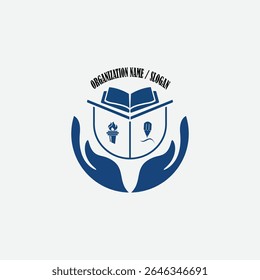 3484 educational logo school college university learning institute book academy organization