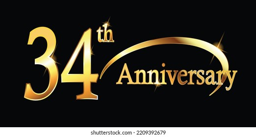 1,778 34th Anniversary Logo Images, Stock Photos & Vectors | Shutterstock