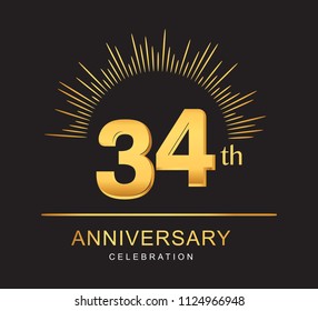 34th Anniversary Images, Stock Photos & Vectors | Shutterstock