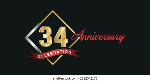 1,778 34th Anniversary Logo Images, Stock Photos & Vectors | Shutterstock