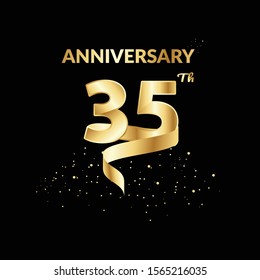 35 Anniversary Number For Celebrate Design