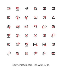35 Costumer Service and User interface Icons Dual Tone