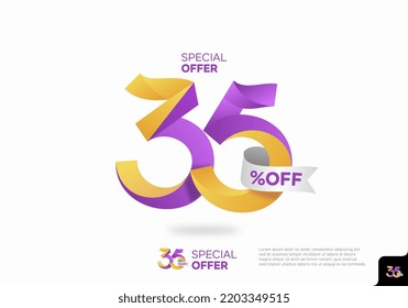 35% off discount price sale