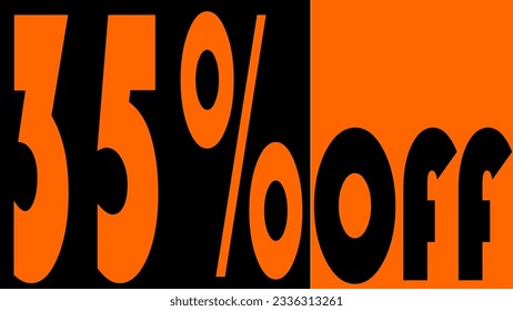 35% Off, discount, promotion, feature, theme: orange is the new black