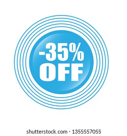 -35% OFF - glossy round button
