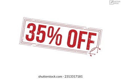 35% del diseño vectorial de Estampado de caucho rojo.