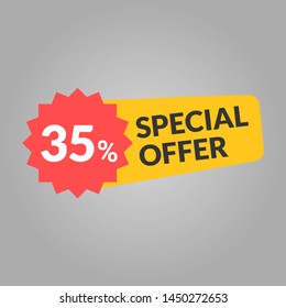 35% off sale banner discount