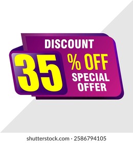 35% Off Sale Banner - Exclusive Discount Promotion