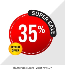 35% Off Sale Banner - Exclusive Discount Promotion