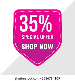 35% Off Sale Banner - Exclusive Discount Promotion