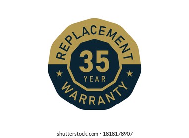 35 year replacement warranty, Replacement warranty images