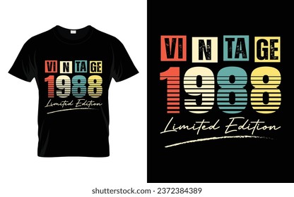 35 Years Old Vintage 1988 Limited Edition 35th Birthday living legend t shirt