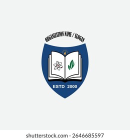 3501 educational logo school college university learning institute book academy organization