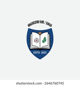 3505 educational logo school college university learning institute book academy organization