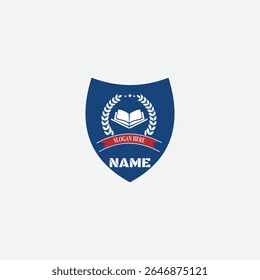 3513 educational logo school college university learning institute book academy organization