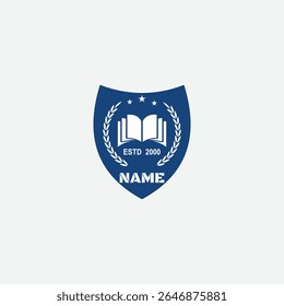 3520 educational logo school college university learning institute book academy organization