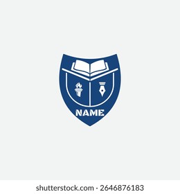 3525 educational logo school college university learning institute book academy organization