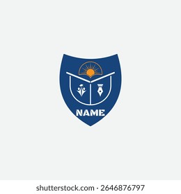 3529 educational logo school college university learning institute book academy organization