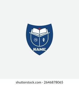 3535 educational logo school college university learning institute book academy organization