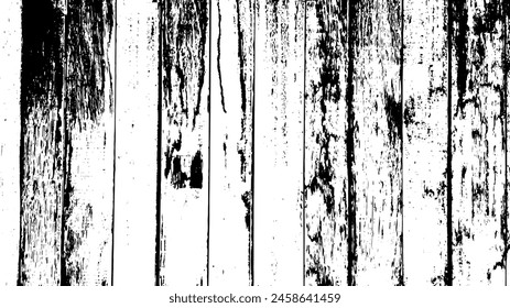 3-53.Wood board Texture Effect - Illustration. Black and white vector textures in scratch background.