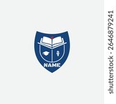 3541 educational logo school college university learning institute book academy organization