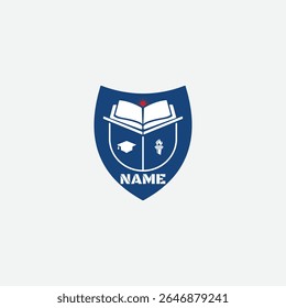 3541 educational logo school college university learning institute book academy organization